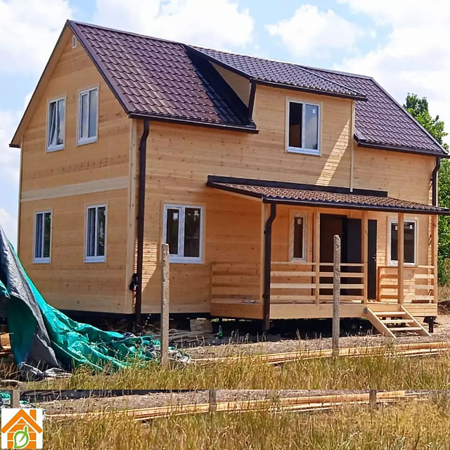 Каркасно-щитовой дом 6х9 Крым