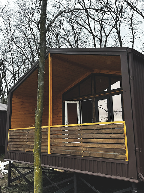 Каркасный дом 6х6 Барнхаус