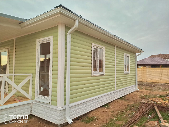 Каркасно-щитовой дом 8x8