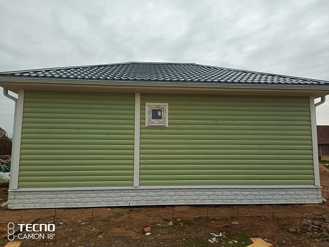 Каркасно-щитовой дом 8x8