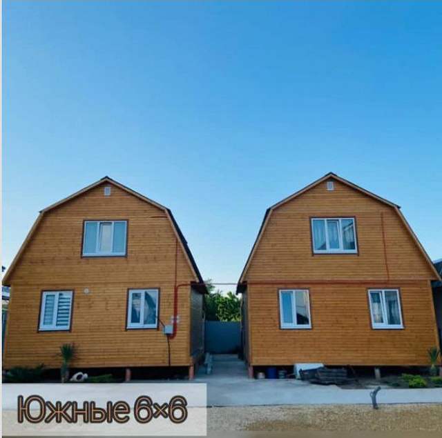 Каркасно-щитовой дом 6х6 Благовещенская