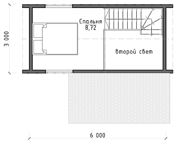 Проект «Барнхаус» 6x3 Турецкий домик