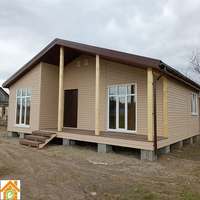 Каркасный одноэтажный дом Ставрополь