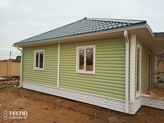 Каркасно-щитовой дом 8x8