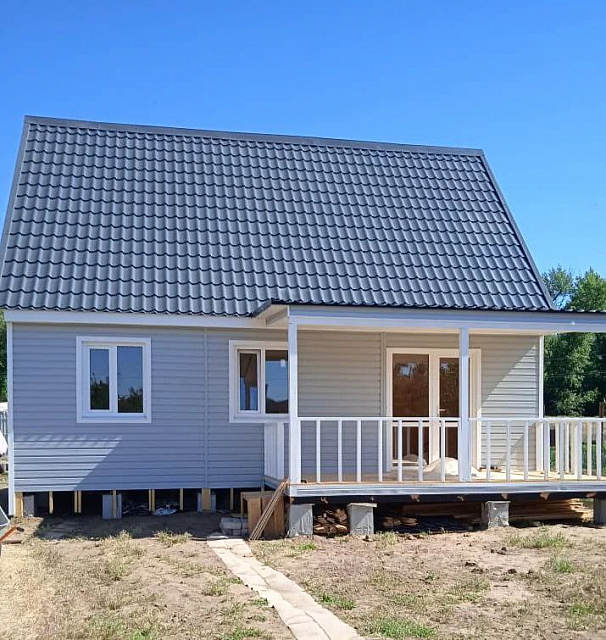 Каркасный дом 90 кв.м. с террасой Ахтубинск