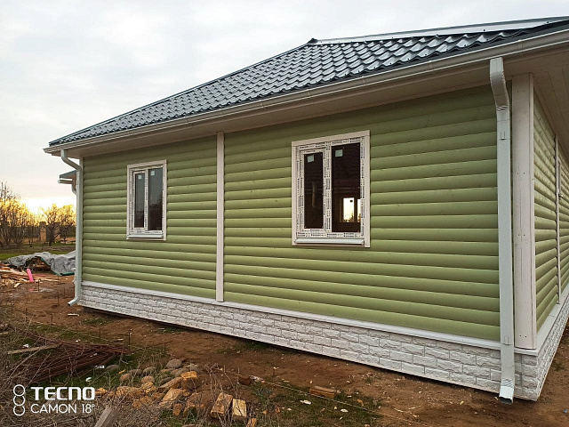 Каркасно-щитовой дом 8x8