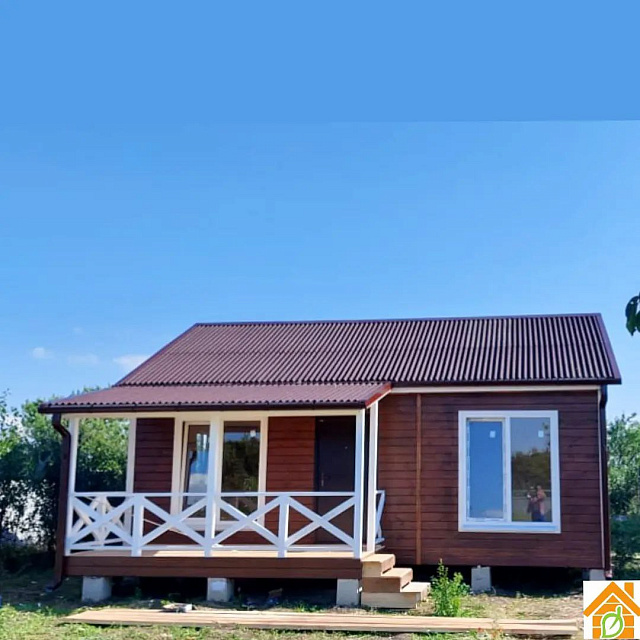 Каркасный дом 6х8 Кулешовка