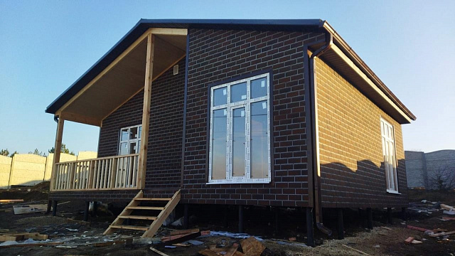 Каркасно-щитовой дом 9х7.5
