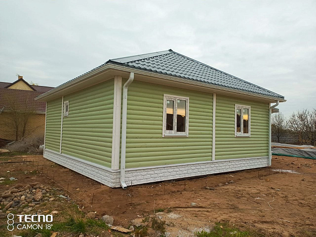 Каркасно-щитовой дом 8x8